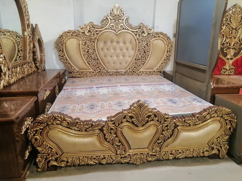 bed set / king size / double bed / bridal bedroom / furniture 9