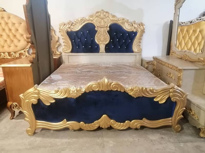 bed set / king size / double bed / bridal bedroom / furniture 12