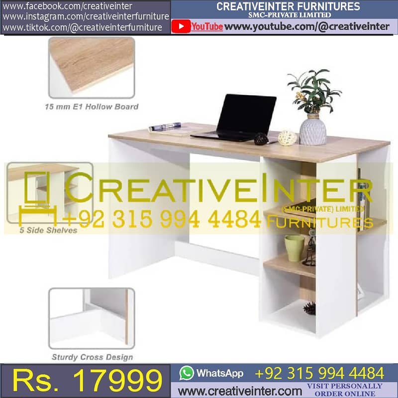 CEO Table Executive Manager Desk Meeting Chair Workstation 6
