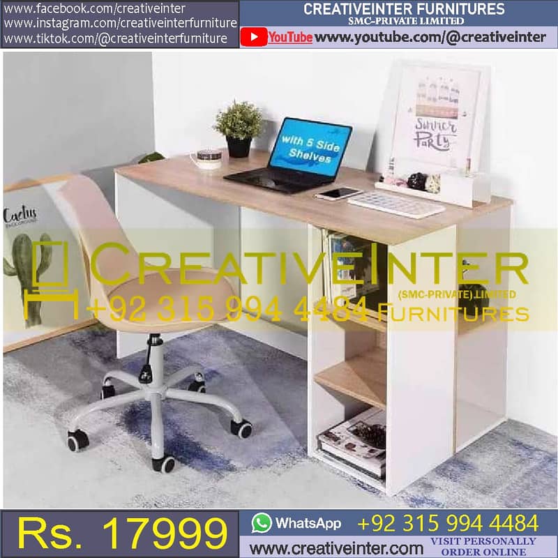 CEO Table Executive Manager Desk Meeting Chair Workstation 7