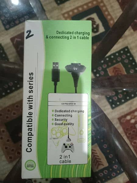 Xbox 360 Wireless Controller Cable 1