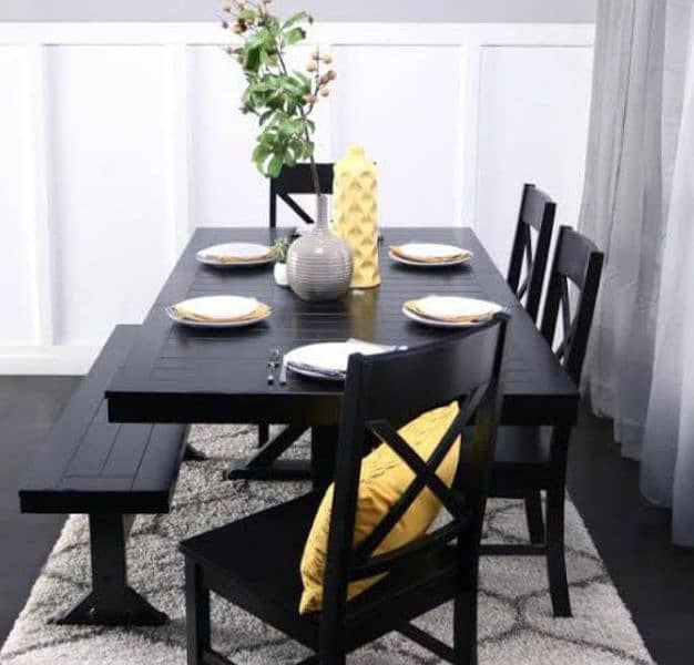 dining table set (wearhouse manufacturer)03368236505 2