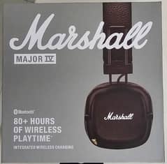 Marshall Major IV Bluetooth Headphones - Folable Wireless Headphones 0