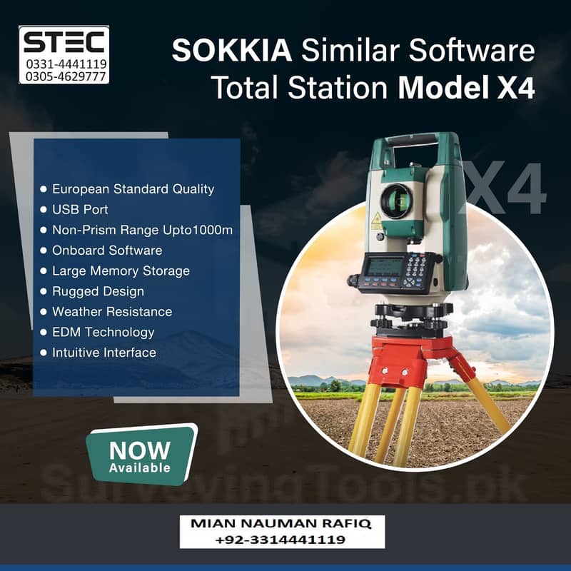 X4 Total Station Sokkia Style Software 0