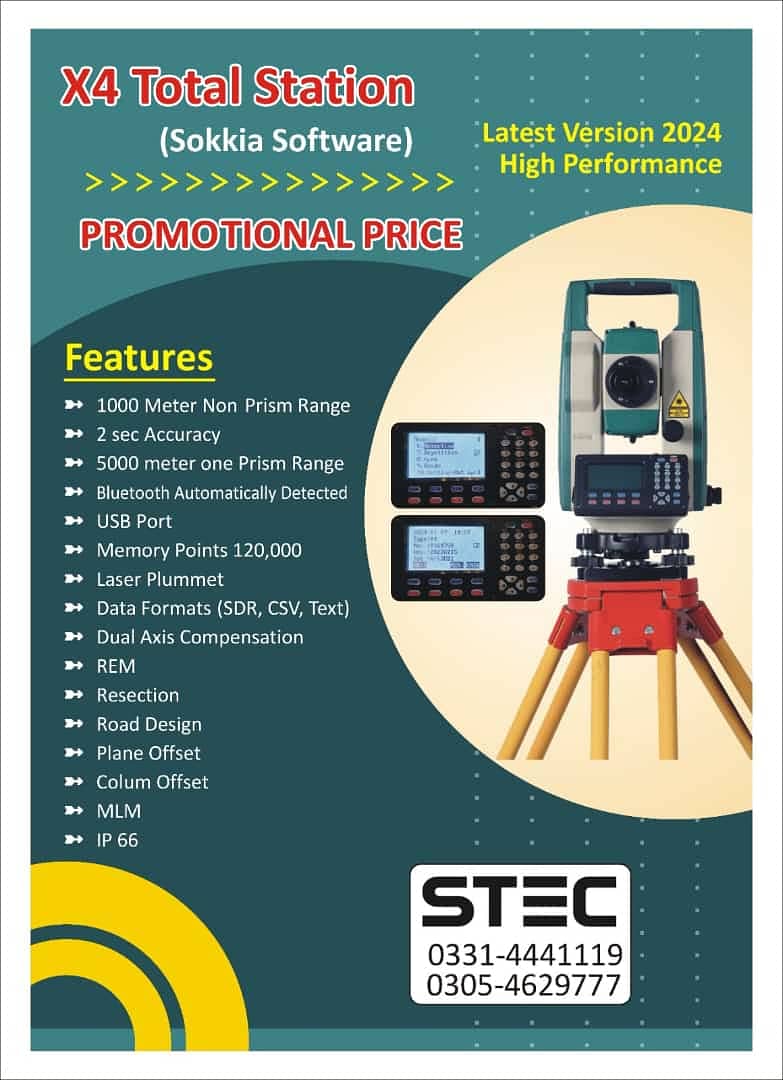 X4 Total Station Sokkia Style Software 5