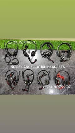 Branded Noise Cancellation Headset For Call And Record Clear Audio
