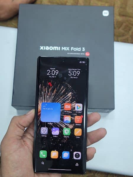 Xiaomi Mi Mix Fold 3 Black Color Complete Box Non PTA Non Active 1