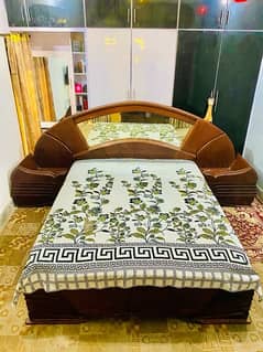 King Size Double Bed, Dressing Table and Two Side tables