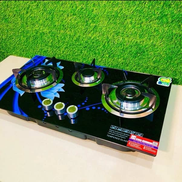 3 Burner Auto Glass Model 3 China Stove Available In All Branches 2