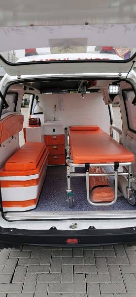 Ambulance manual stretcher aluminum 3