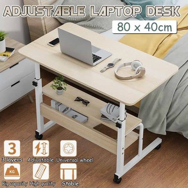 Laptop table, Study table, Side table, freelancing table 2