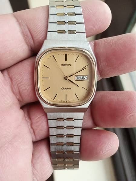 vintage Seiko Chronos quartz watch 0