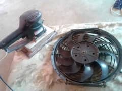 fan car ac and sanding machine