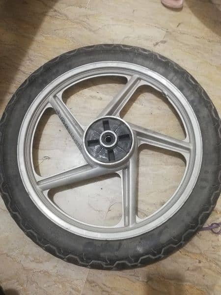 Alloy rim for GS150, Piaggio, 125, YBR including front shocks and disk 4