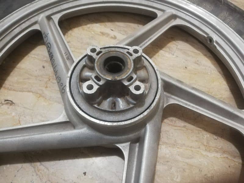 Alloy rim for GS150, Piaggio, 125, YBR including front shocks and disk 6