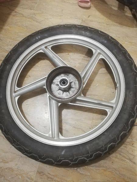 Alloy rim for GS150, Piaggio, 125, YBR including front shocks and disk 16