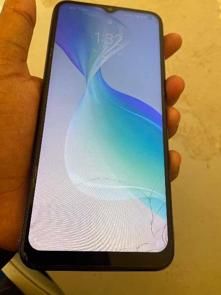 vivo y21 4+1gb 64gb only front gals bark with box hand orgnl charger 3
