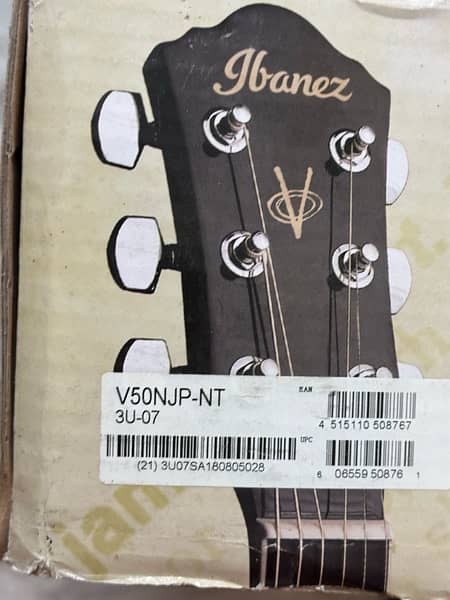 Ibanez Acoustic Guitar (Model: V50NJP) 4