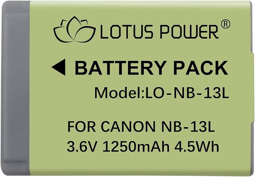 Canon NB-13L Battery and smart charger 1