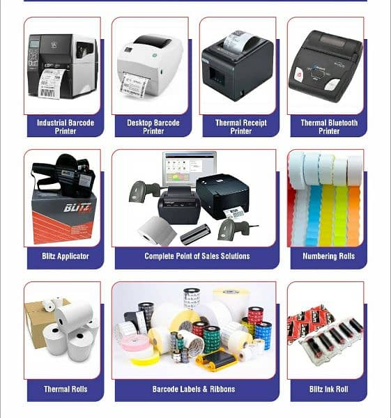 Thermal printer || barcode printer || barcode scanner || Cash drawer | 10