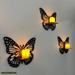 butterfly wall  hanging shelves pack of 3 0