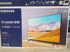 Samsung 55" TU8000 Crystal UHD 4K Smart TV . . Made in Egypt