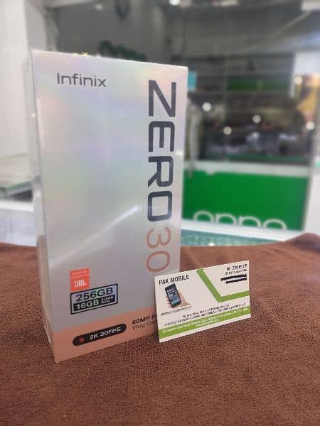 Infinix Zero 30 Box Pack Mobile (8GB-256GB) 0