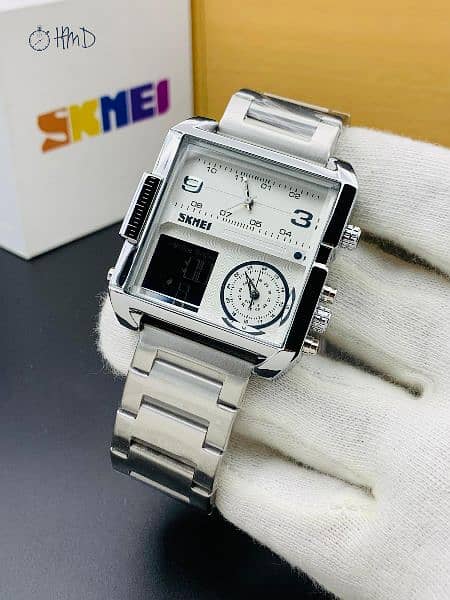 Original skmei three times watch 1 year officiall warranty 4