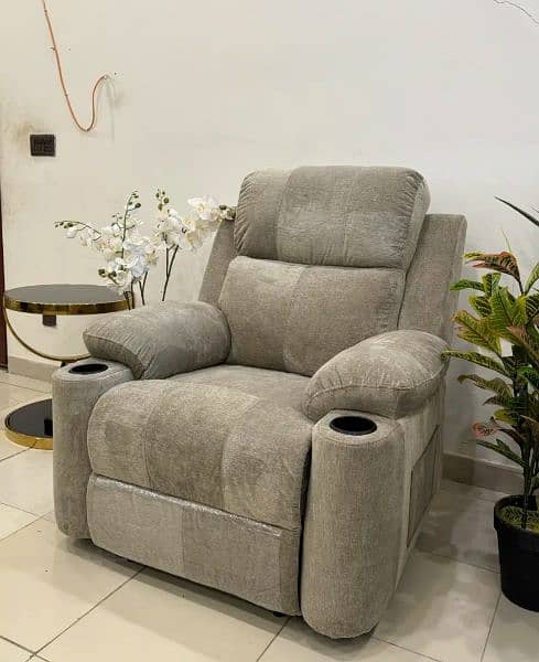 WILDSTONE ComfortPlus-Manual Recliner sofa (fabric) - Multiple Variant 1