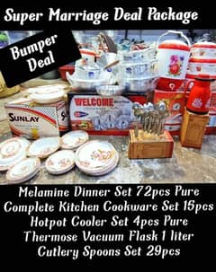 Dinner Set with complete jahez packege