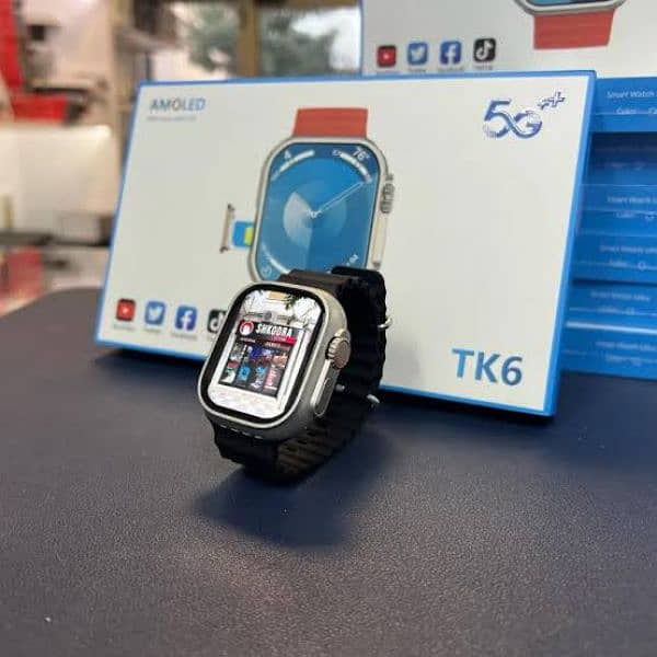 TK6 Ultra Smart Watch 4/65 gb PTA Approved 0