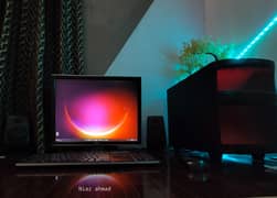 desktop computer setup and base system