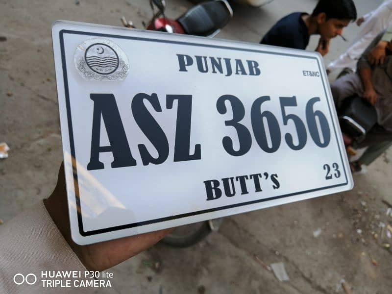 Bike number plate / stylish numberplate / Car plate / fancy plate 9