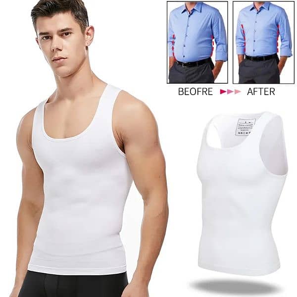 Slim n Lift Body Shaper For Men Nylon Slimming Body Vest 1