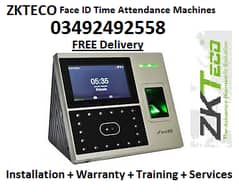 ZKteco Face + Biometric Time attendance /Door Lock Access+Services