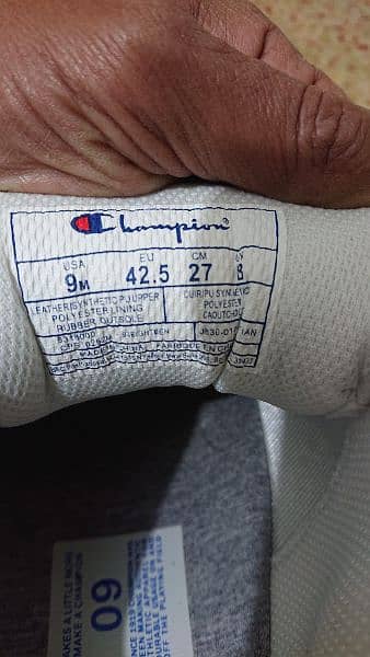 champion shoes new 42.5 size white 2