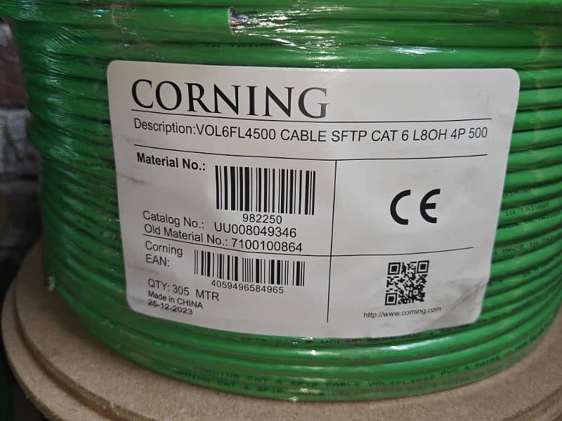 corning sftp cat 6 pure copper 0