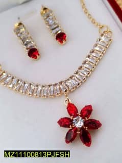 flower design necklace set