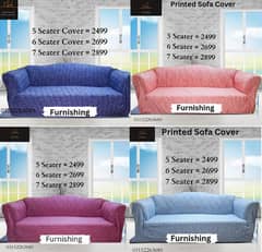 sofa cover printed jersey 0