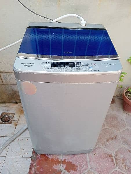 Haier fully automatic Double drive washing machine 8kg Urgent 4 sale 2