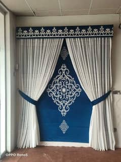 luxury curtain. design curtain motive poshing
