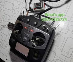 Futaba t8fg 14ch transmitter and futaba receiver with battery