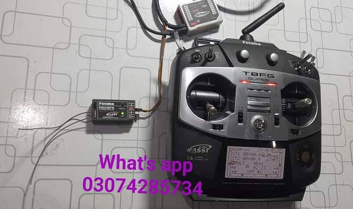 Futaba transmitter with futaba receiver 2