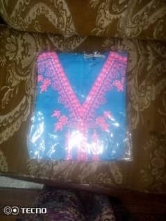 khadi embroidery shirt size 14 and 16 available