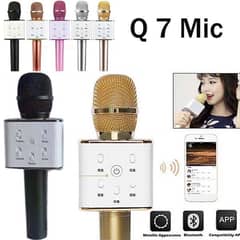 New Stock (Q7 Wireless Microphone Karaoke Bluetooth Mic & Speakers)