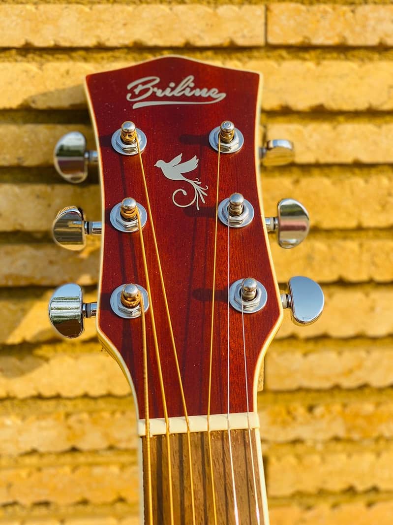 Briline Acoustic Guitar" Handmade Jumbo 41 inch Professhional 3