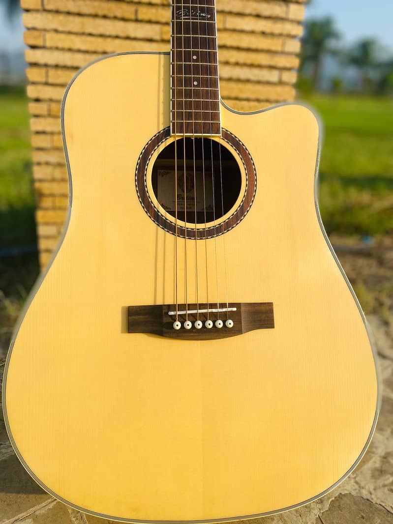 Briline Acoustic Guitar" Handmade Jumbo 41 inch Professhional 9