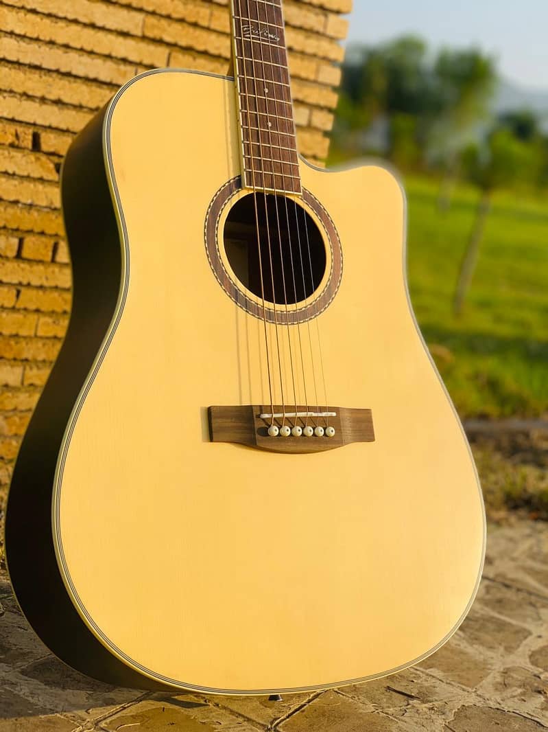 Briline Acoustic Guitar" Handmade Jumbo 41 inch Professhional 10