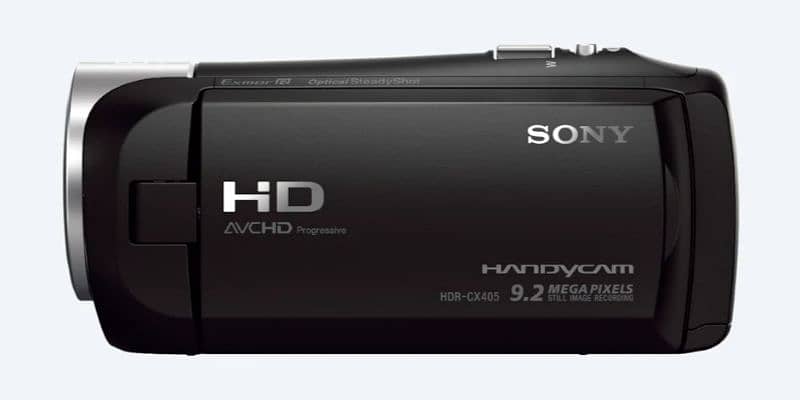 Sony CX 405 Handycam External Mic Option 1