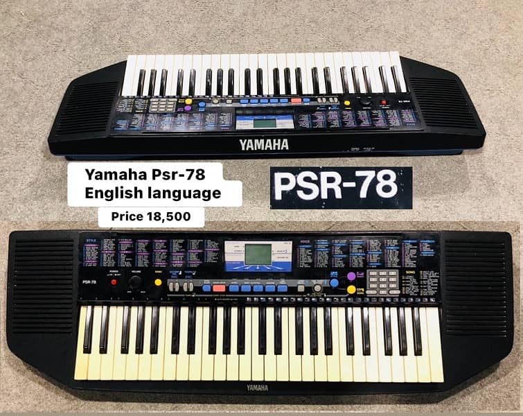 Yamaha PSR-740 Keyboard with India’s tones Yamaha  Korg Roland Casio 9